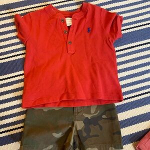 Polo by Ralph Lauren Red Kids Shirt